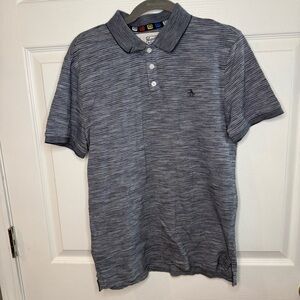 Original Penguin by Munsingwear Men's Blue Polo Shirt Size Medium GUC